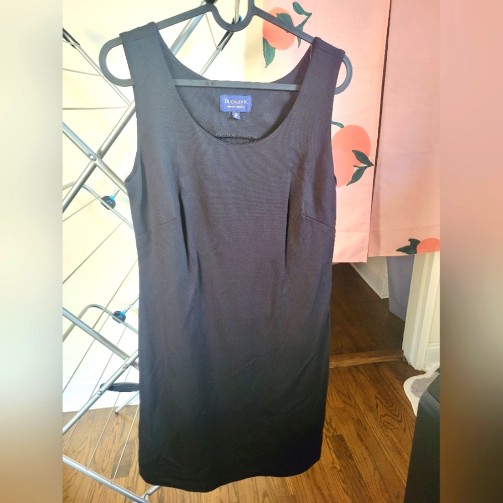 Simple Stretchy Black Dress - 6